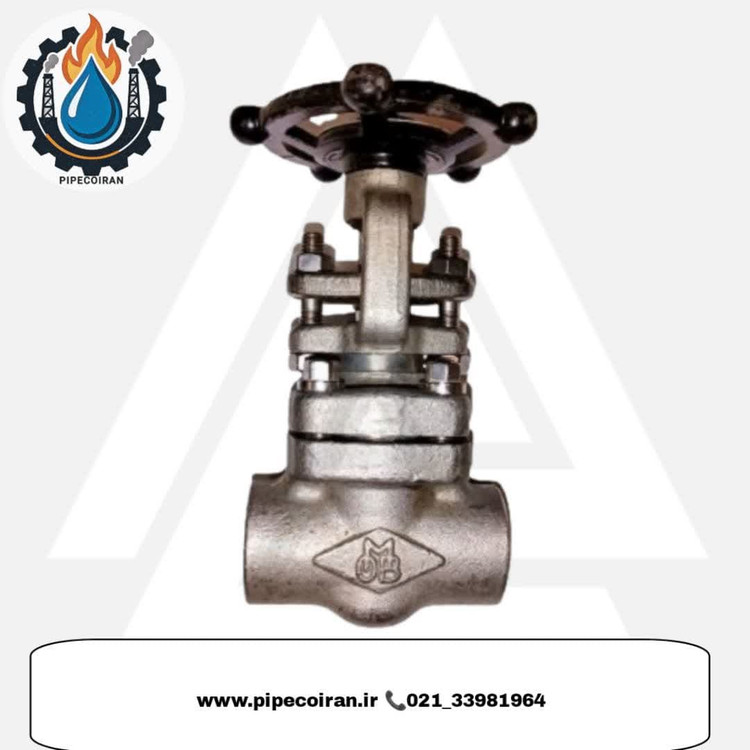 شیر فلکه کشویی کلاس 800 استیل