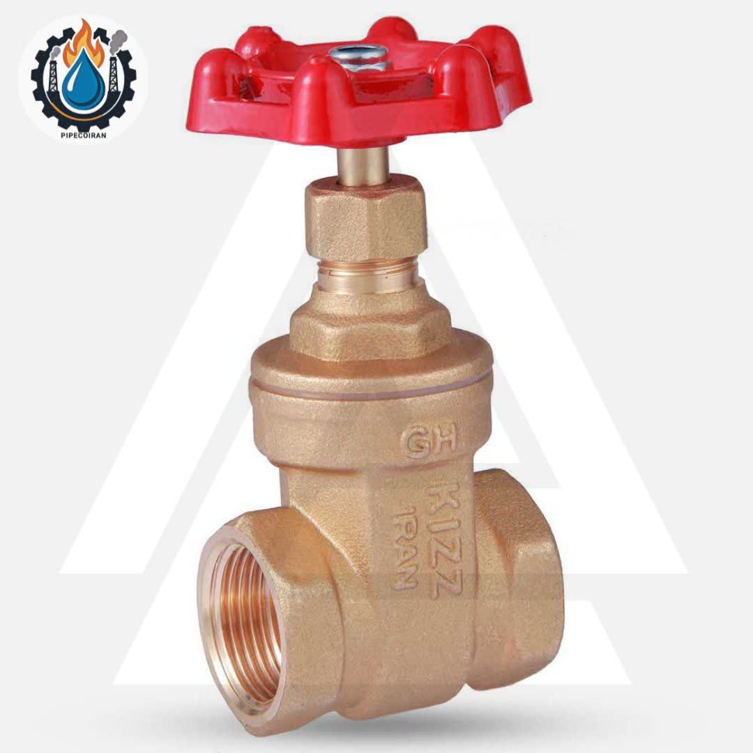 شیر فلکه کشویی برنجی کیز ایران