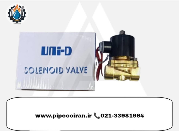 شیر برقی برنجی آب برند یونیدی