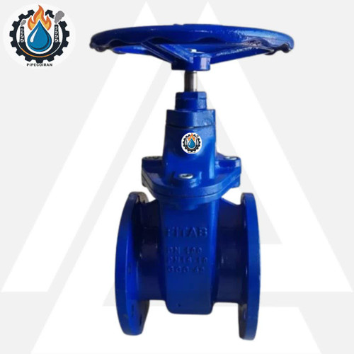 شیر کشویی فیتاب چدنی زبانه لاستیکی