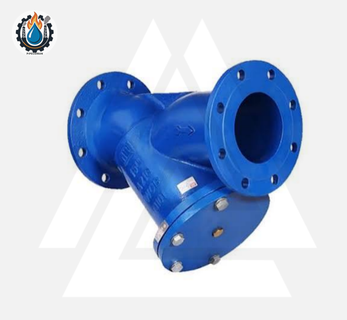 شیر صافی چدنی فیتاب با روکش اپوکسی ابی و در پوش پیچ شده و برند فیتاب