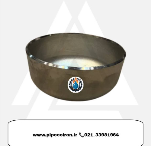 کپ جوشی استیل 304L رده 10 Ernefitting، استاندارد ASME B16.9، مناسب برای مسدودسازی انتهای لولههای فشار قوی.