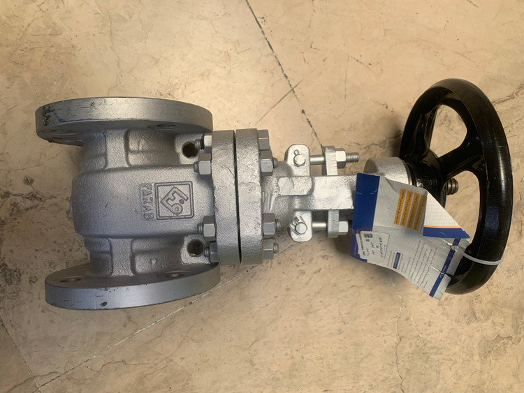 شیر کشویی فولادی زبانه استیل 304 کلاس 150 فاراب WCB A216